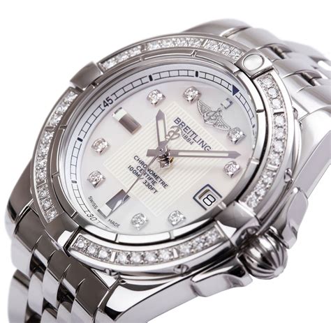 diamond breitling watches|Breitling diamond women's watches.